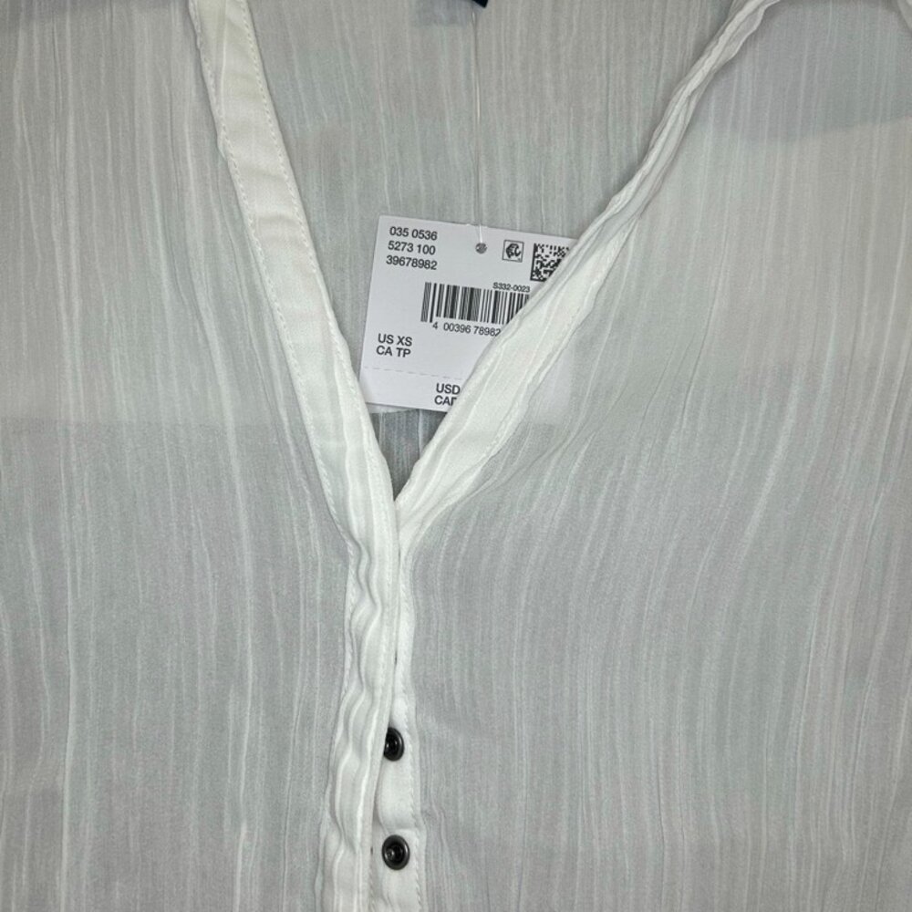 Mesh Ruffle Shirt - Picture 4 of 7